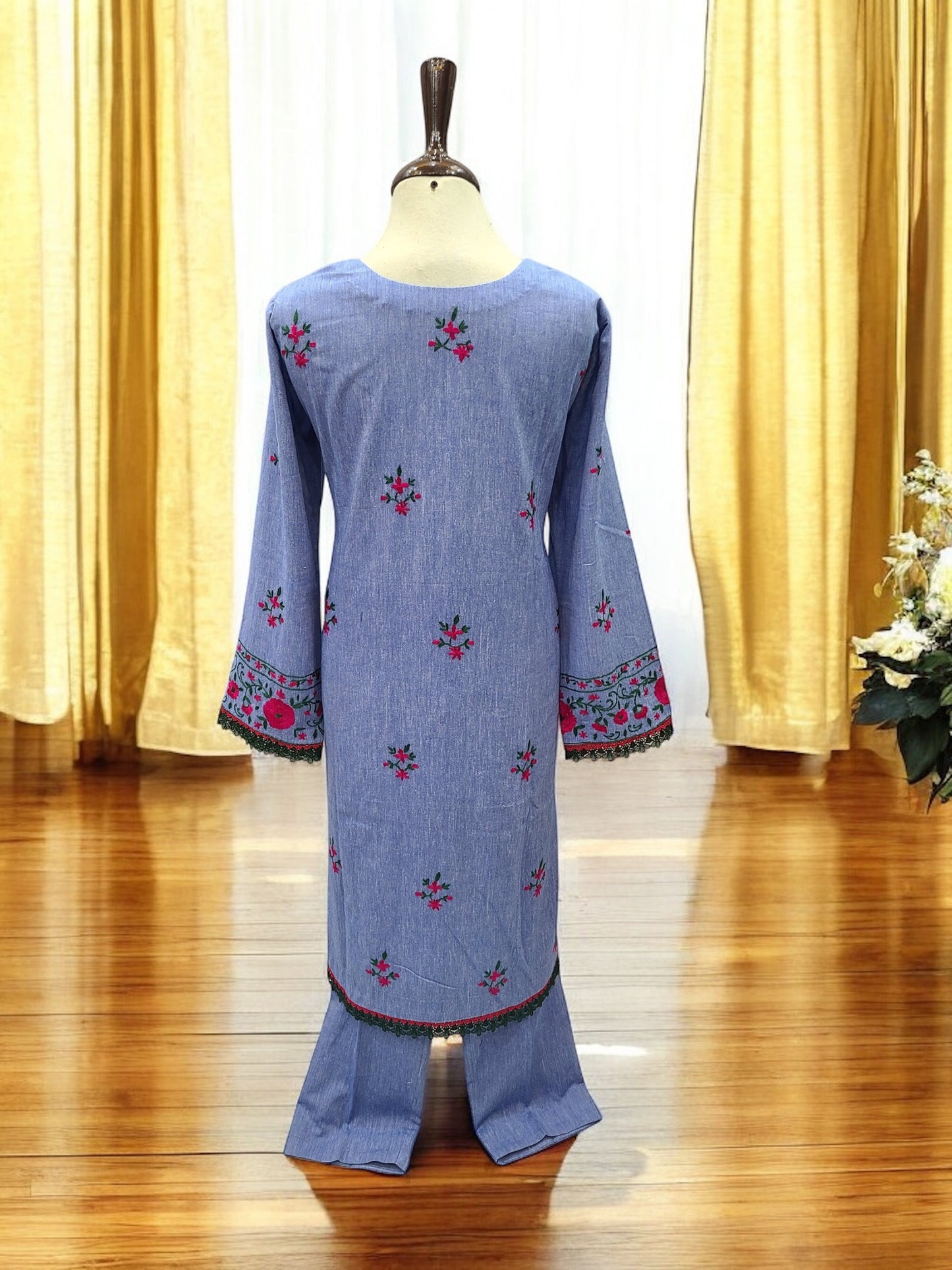 Large Size Stitched Khaddar 2pc